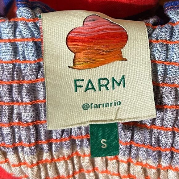 FARM Rio Multicolor Striped Crop Top - Picture 11 of 13